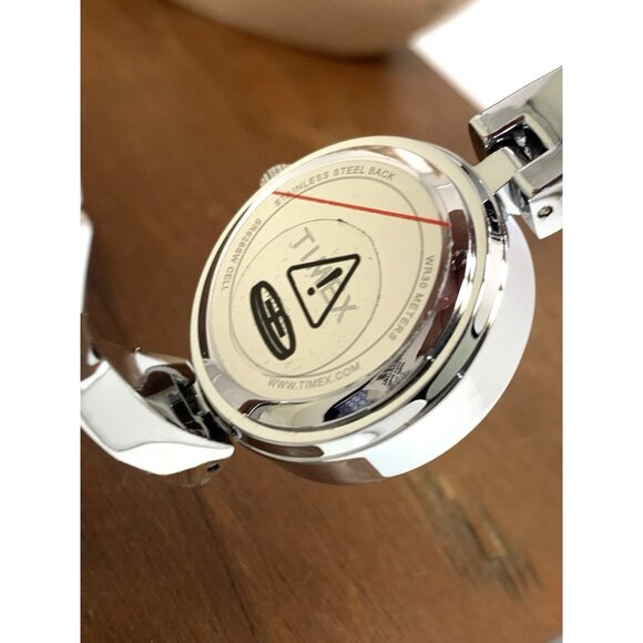 Timex Women's Watch TW2T49400 Quartz Silver Dial Stainless Steel 26mm - Picture 7 of 14